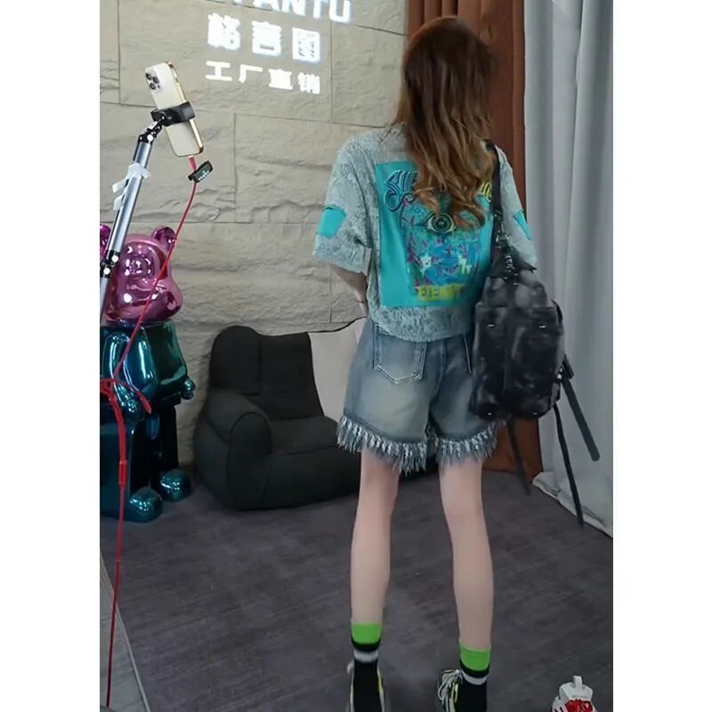 Spring and Summer New Western- - Jeans Shirt Fashion For Men 评论和价格