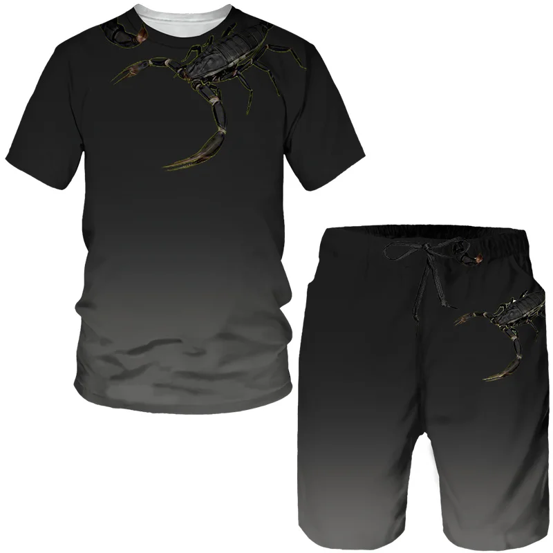 New Scorpion 3D Print T-Shirts - Men'S Fashion Clothing 评论和价格