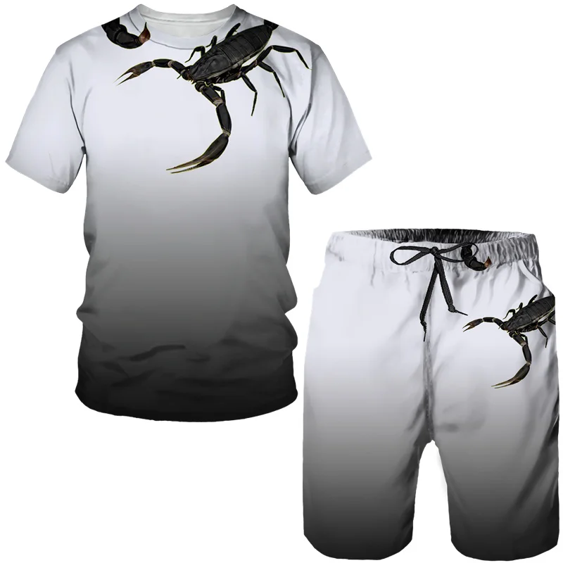 New Scorpion 3D Print T-Shirts - Men'S Fashion Clothing 评论和价格