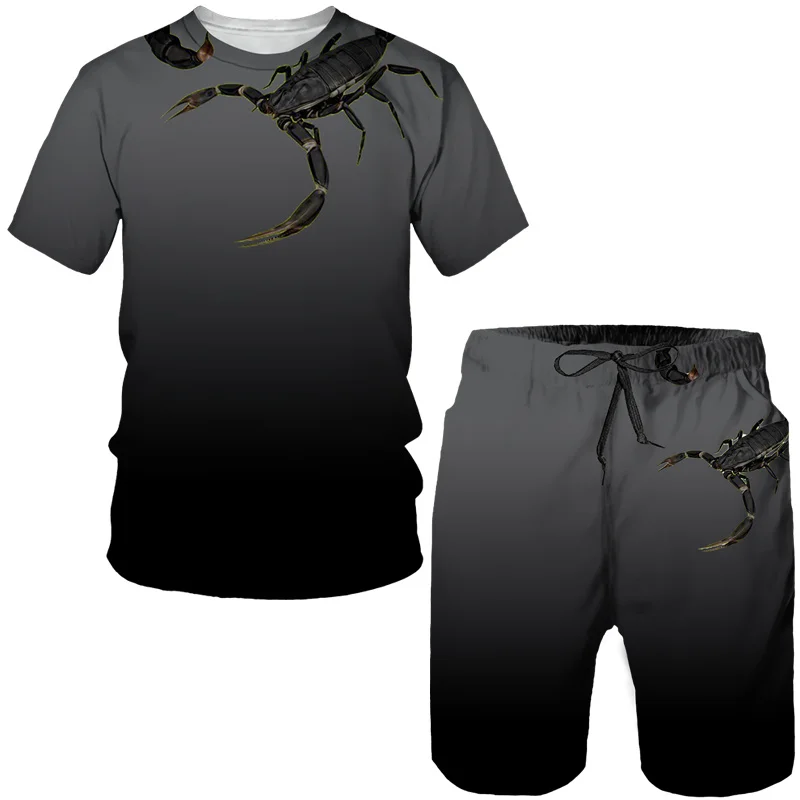 New Scorpion 3D Print T-Shirts - Men'S Fashion Clothing 评论和价格