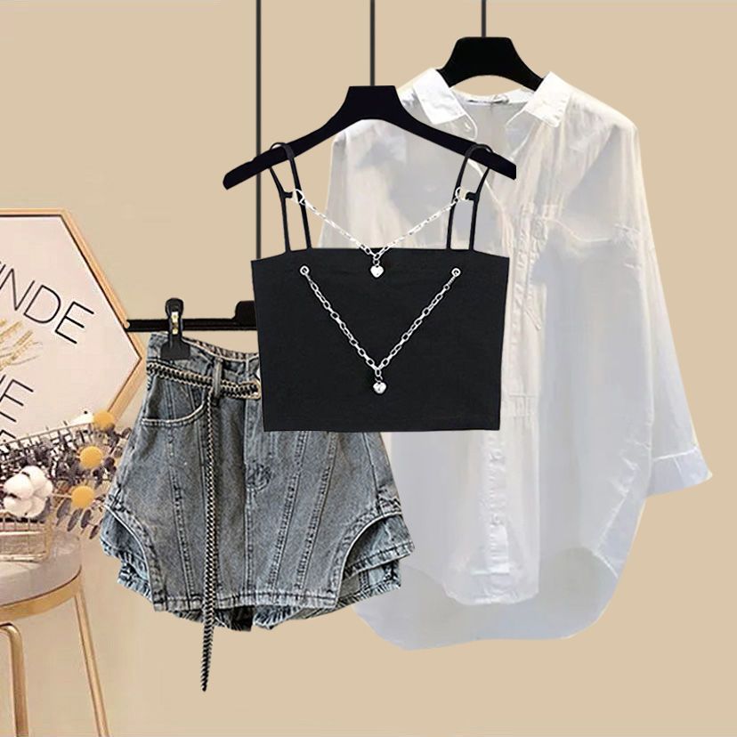 Summer Set Women's 2024 New Ko - Jeans Shirt Fashion For Men 评论和价格