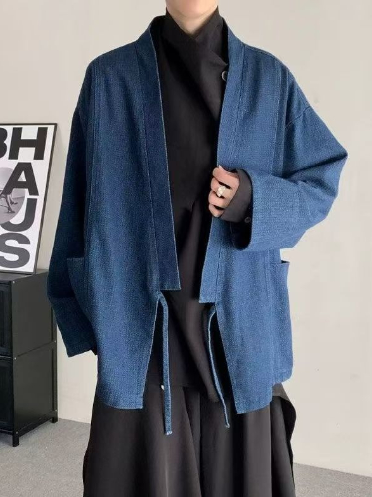 Vintage Japanese Style Denim C - Mens Fashion Denim Jacket 评论和价格