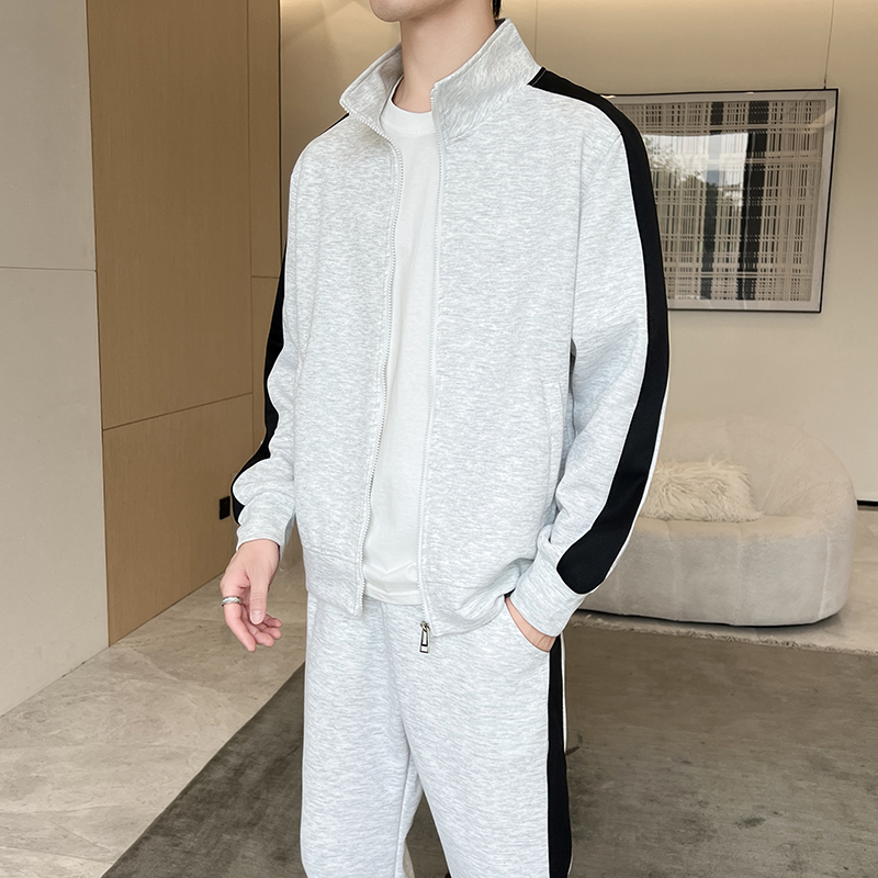 Fashion Men Tracksuit Casual J - Men'S Fashion Zipper Jacket 评论和价格