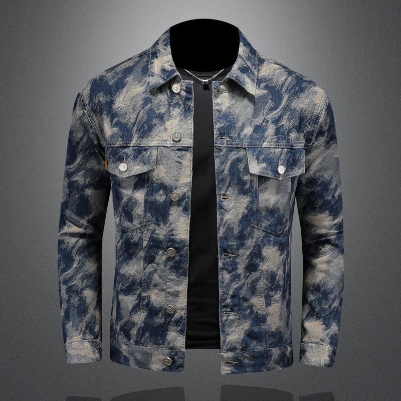2025 Spring Vintage Denim Jack - Mens Fashion Denim Jacket 评论和价格