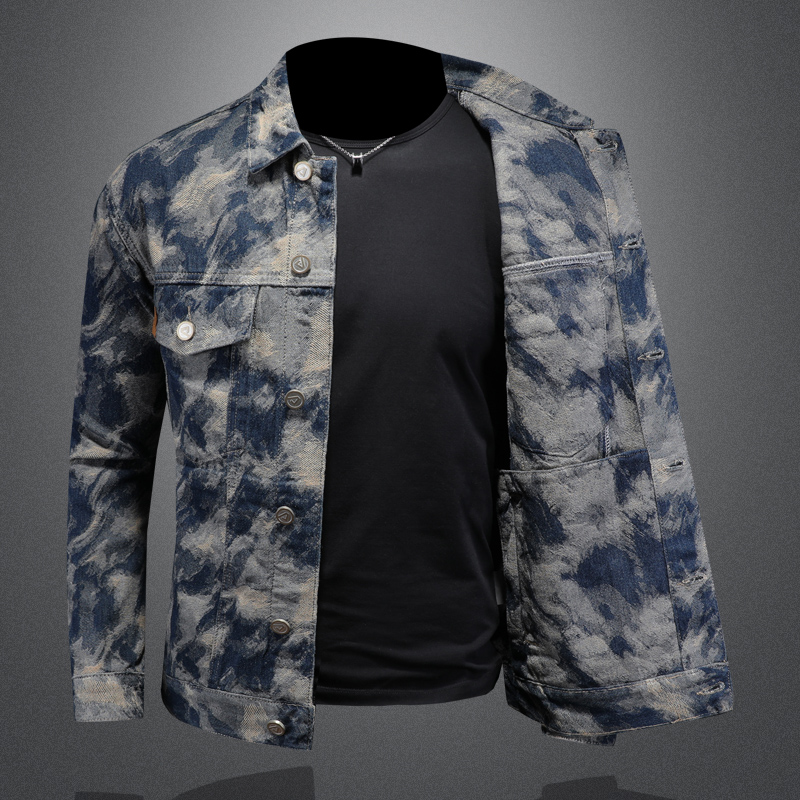 2025 Spring Vintage Denim Jack - Mens Fashion Denim Jacket 评论和价格