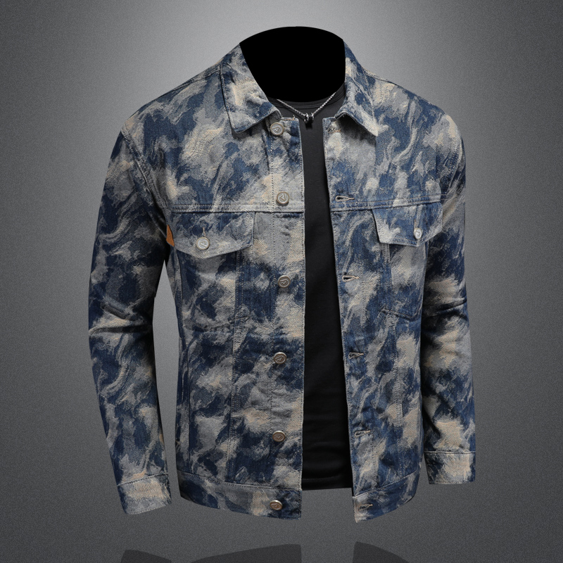 2025 Spring Vintage Denim Jack - Mens Fashion Denim Jacket 评论和价格