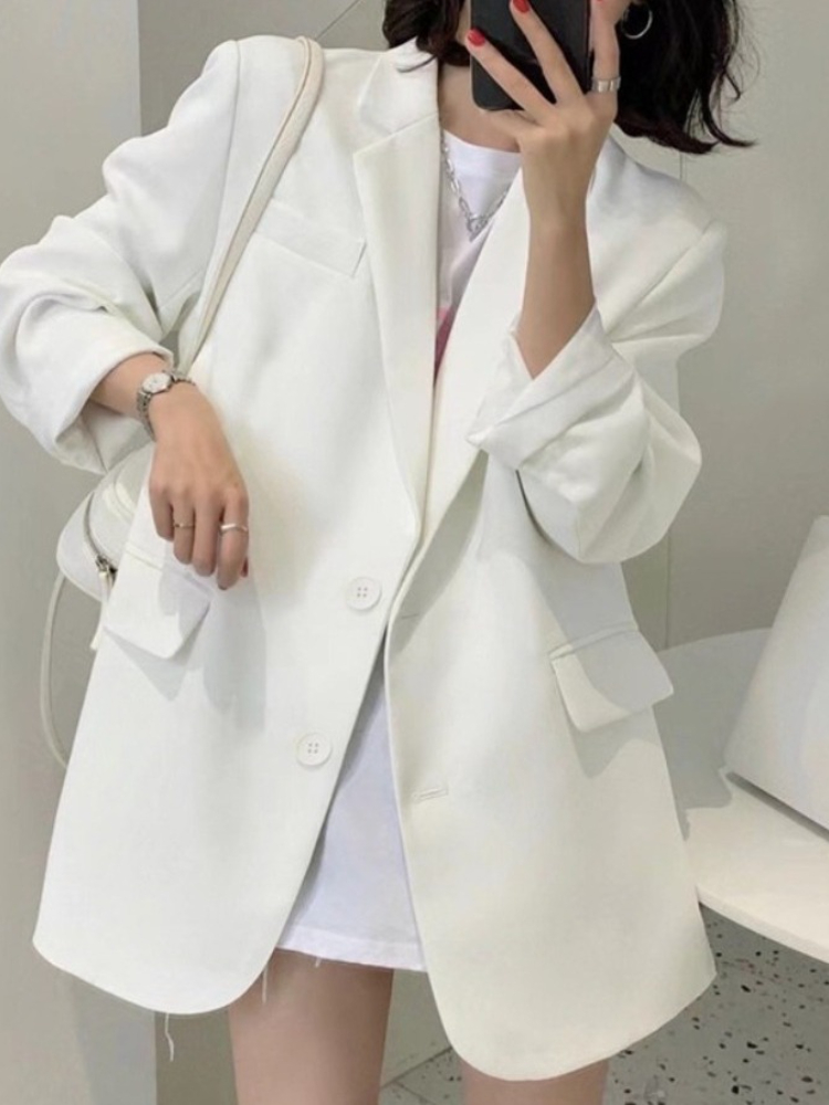 New Woman Spring Summer Solid  - Mens Fashion Blazer 评论和价格