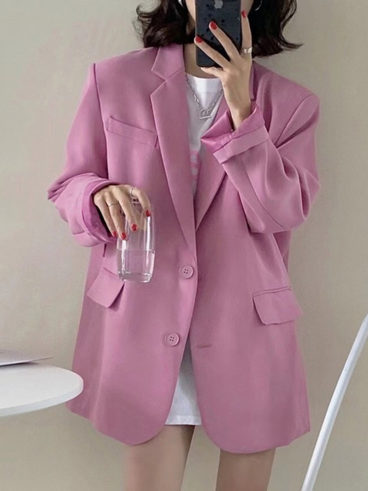 New Woman Spring Summer Solid  - Mens Fashion Blazer 评论和价格