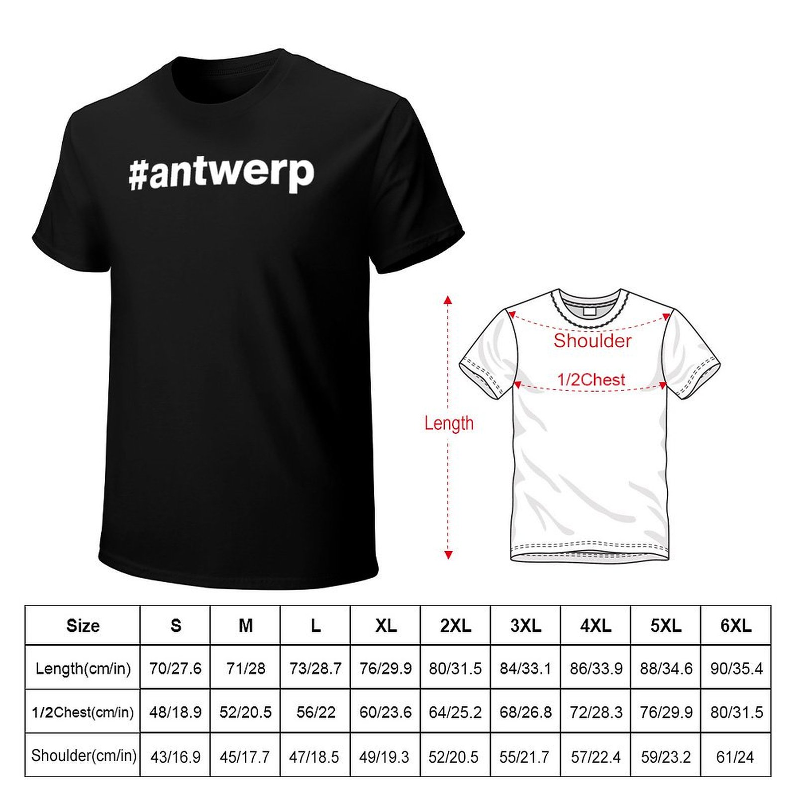 Hashtag antwerp T-Shirt Fashio - Mens Fashion Hashtags 评论和价格