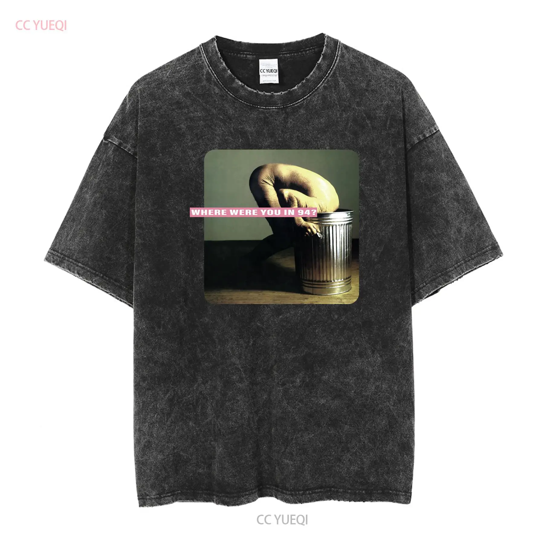 Vtg Therapy Band Troublegum He - Mens Fashion Black Shirt 评论和价格