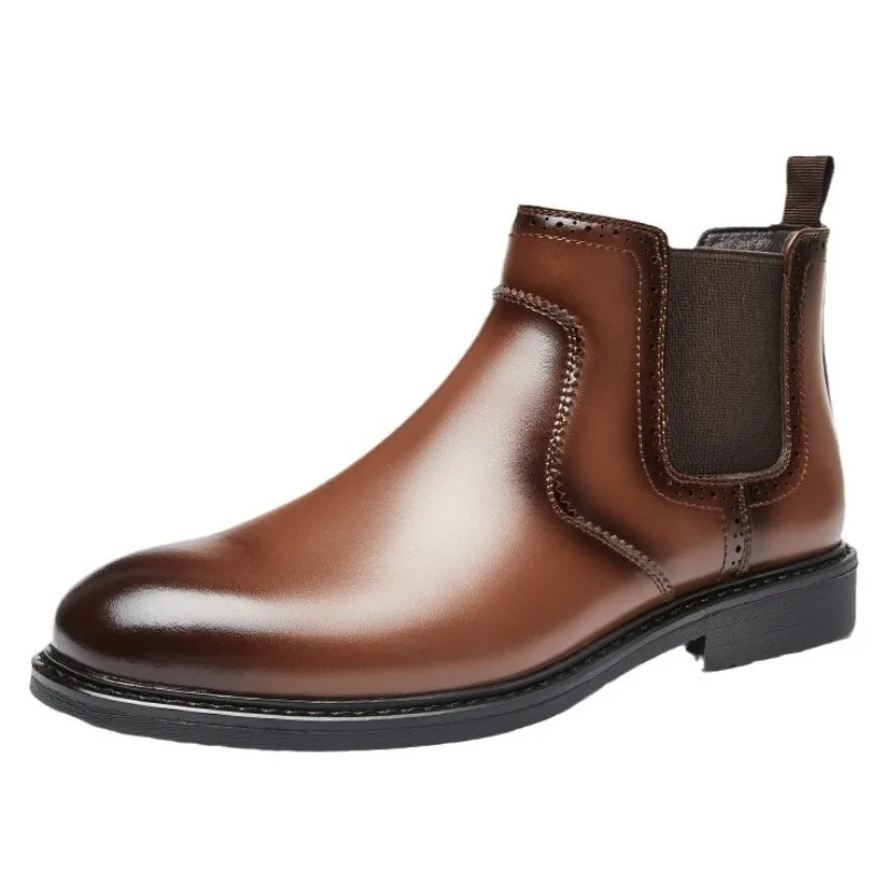 Vintage Mens Leather Oxford Bo - Men Fashion Vintage 评论和价格