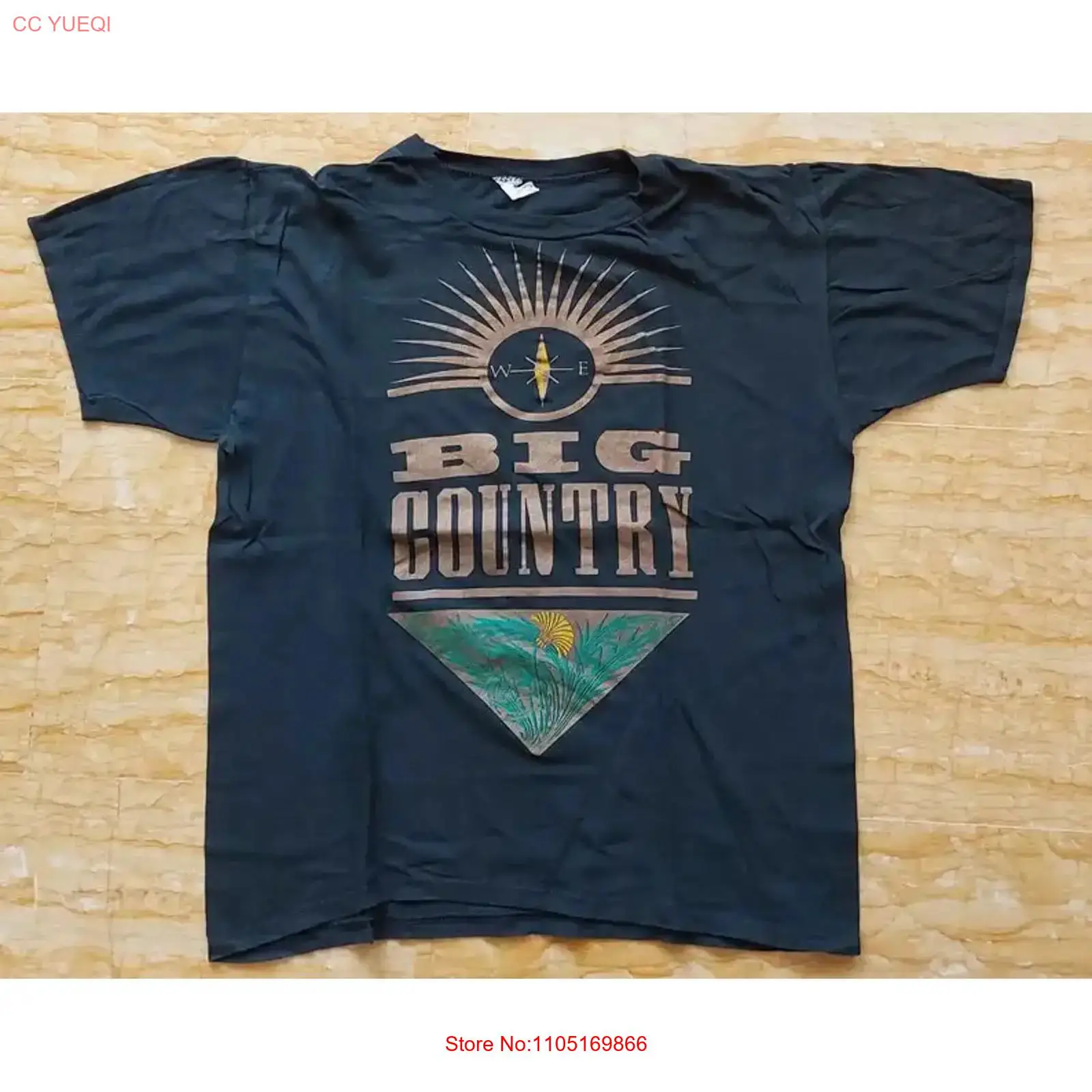 BIG COUNTRY vintage '83 black  - Mens Fashion Black Shirt 评论和价格
