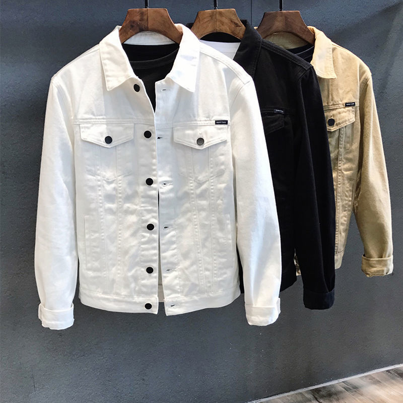 Spring Autumn Men's Denim Jack - Mens Fashion Denim Jacket 评论和价格