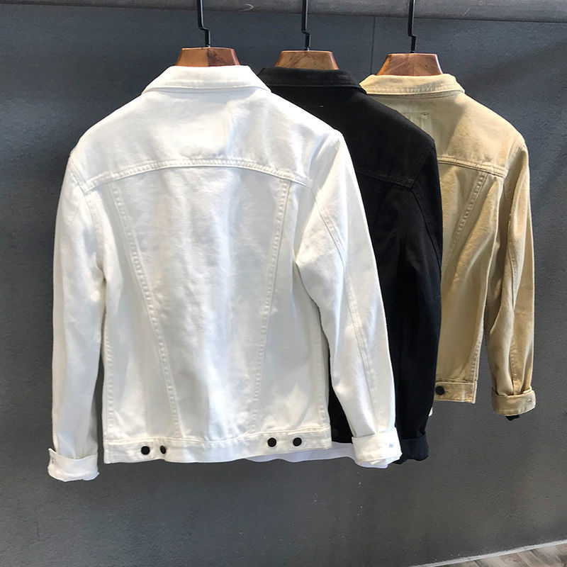 Spring Autumn Men's Denim Jack - Mens Fashion Denim Jacket 评论和价格