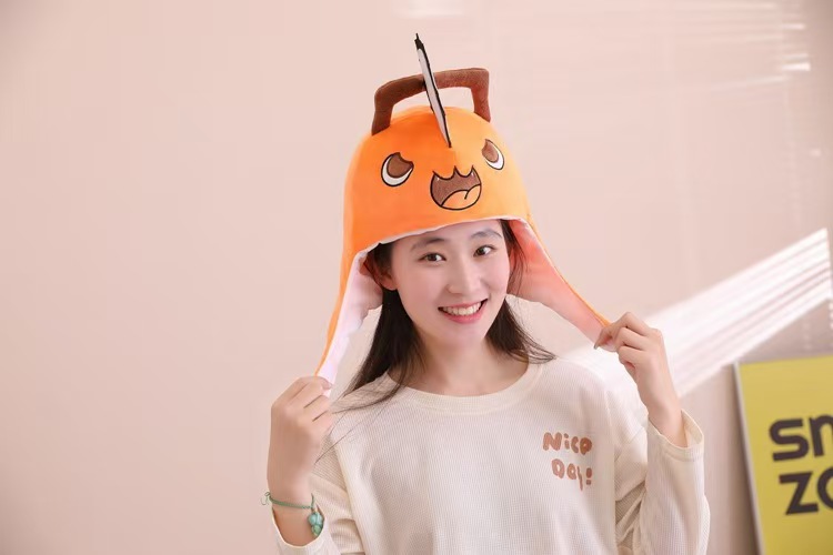 Anime Chainsaw Man Pochita Cos - Mens Fashion Caps 评论和价格