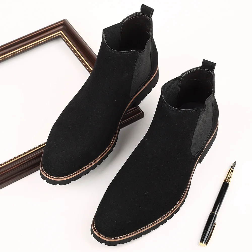 Men Ankle Boots British Style  - Mens Fashion Winter 2025 评论和价格