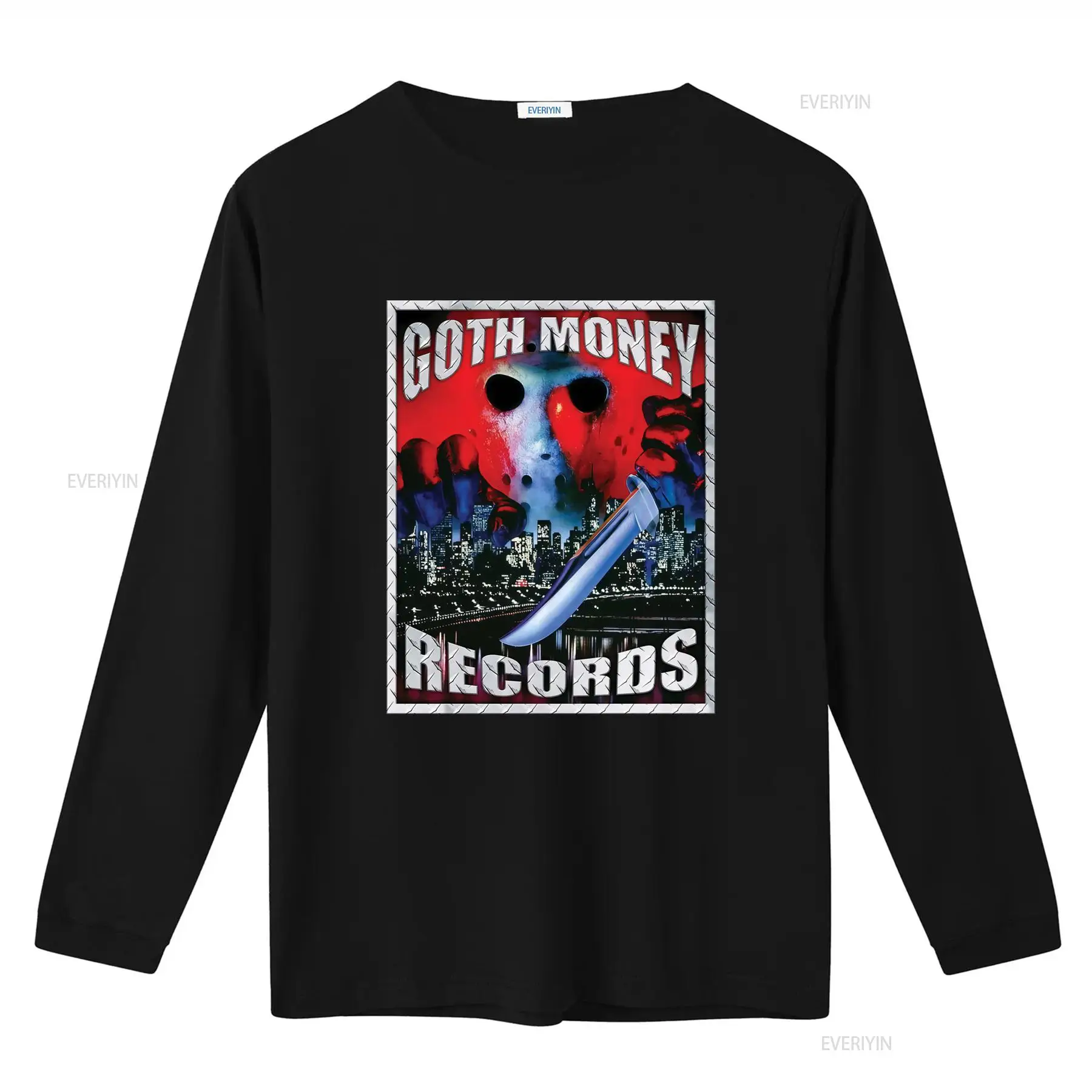 Goth Money Records Jason Logo  - Mens Fashion Black Shirt 评论和价格