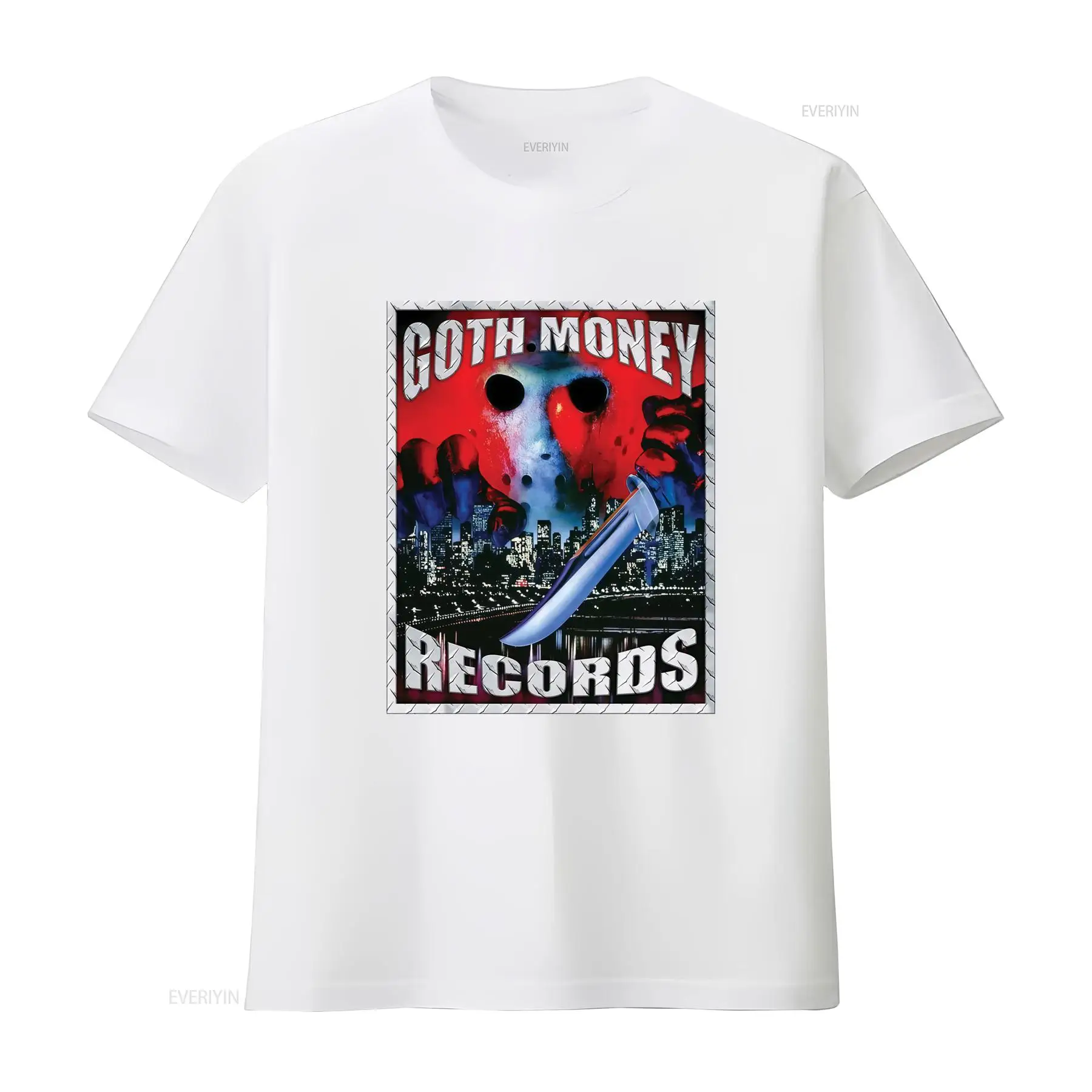 Goth Money Records Jason Logo  - Mens Fashion Black Shirt 评论和价格