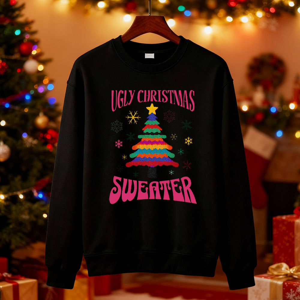 Ugly Christmas Sweater Tree Sw - Mens Xmas Fashion 评论和价格