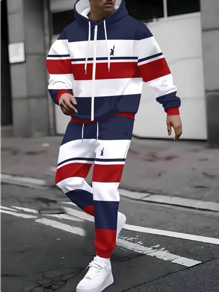 Men Zip Up Hoodie Tracksuit Se - Men'S Fashion Zipper Jacket 评论和价格