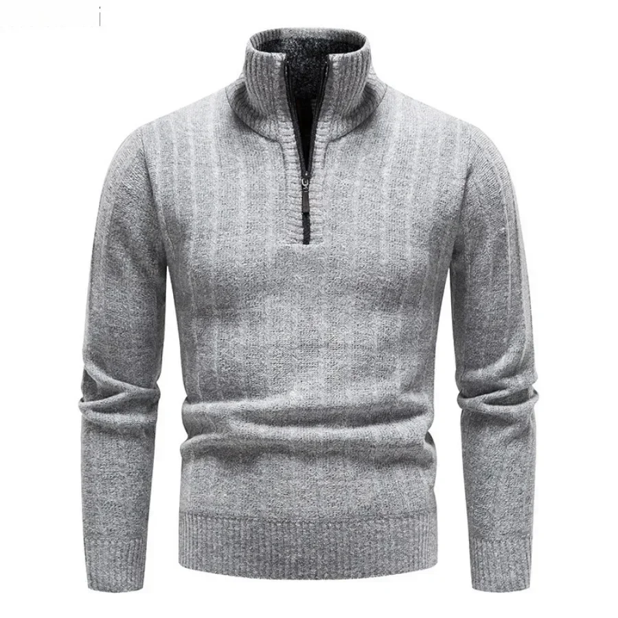New  Men's Warm Swearters Fash - Men'S Fashion Zip Sweater 评论和价格