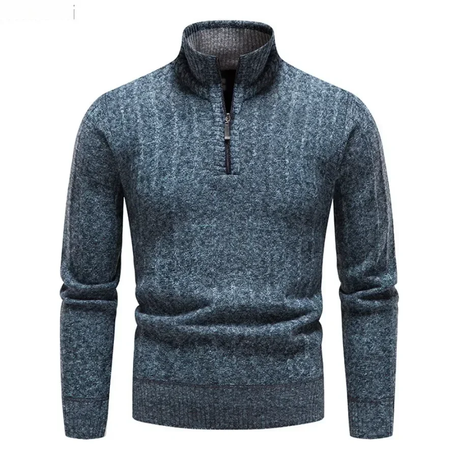 New  Men's Warm Swearters Fash - Men'S Fashion Zip Sweater 评论和价格