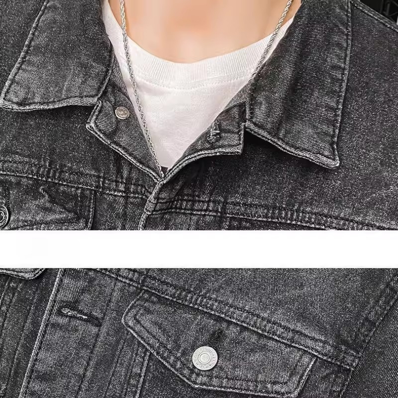 America Vintage Heavy Wolf Emb - Mens Fashion Denim Jacket 评论和价格