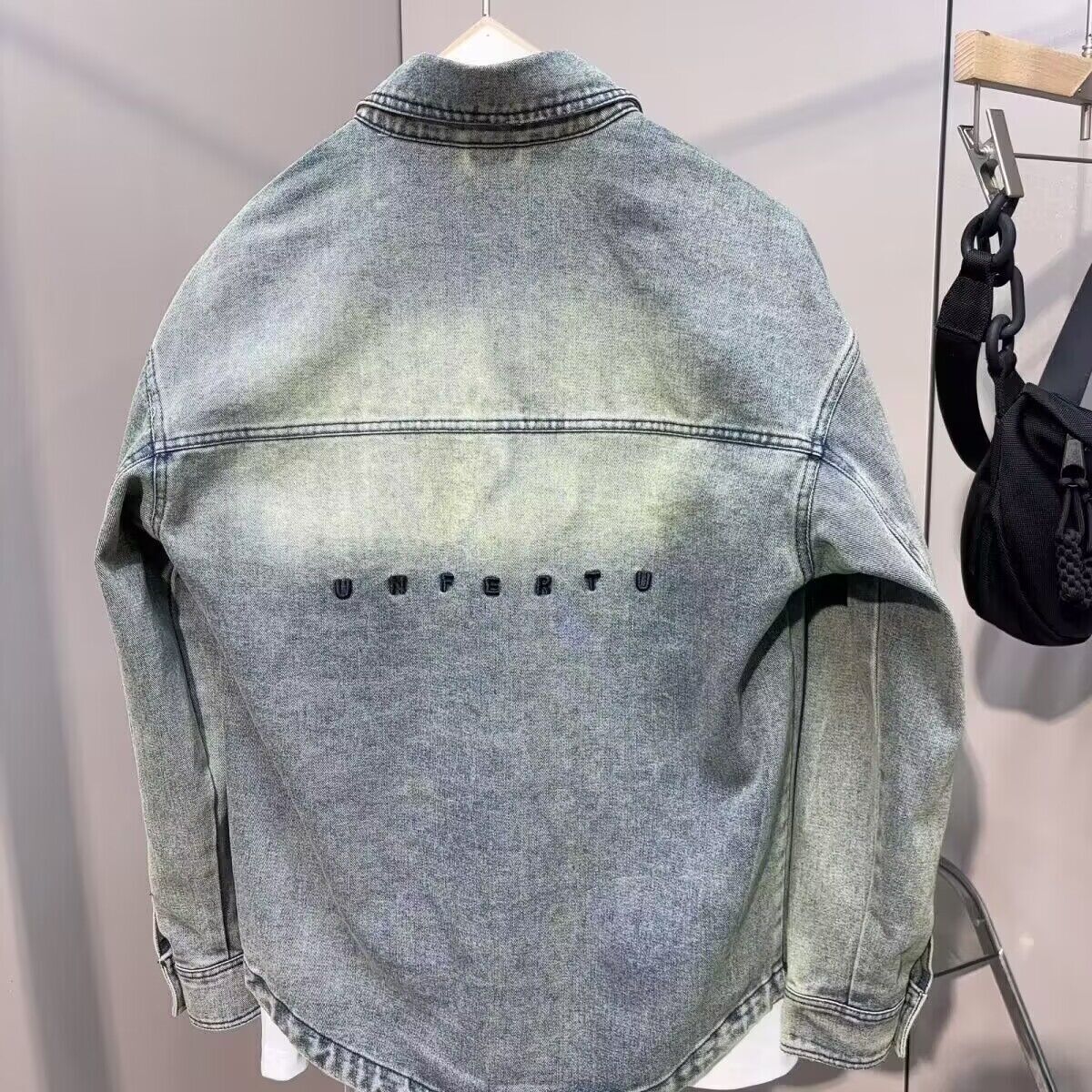 Vintage Clean fit Spring Autum - Jeans Shirt Fashion For Men 评论和价格