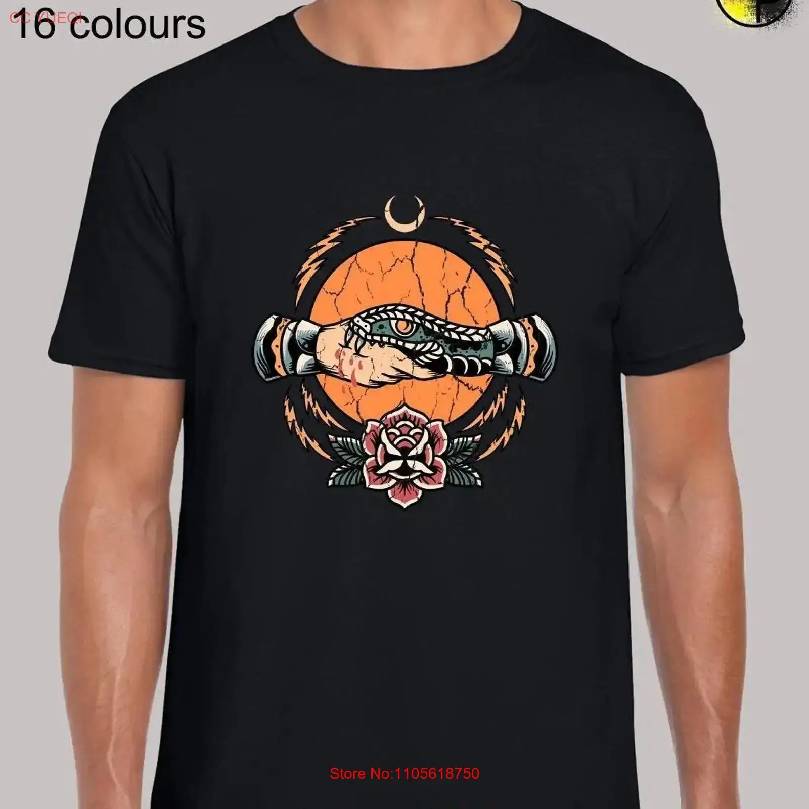 Trust no one snake mens T Shir - Men'S Fashion Deals 评论和价格