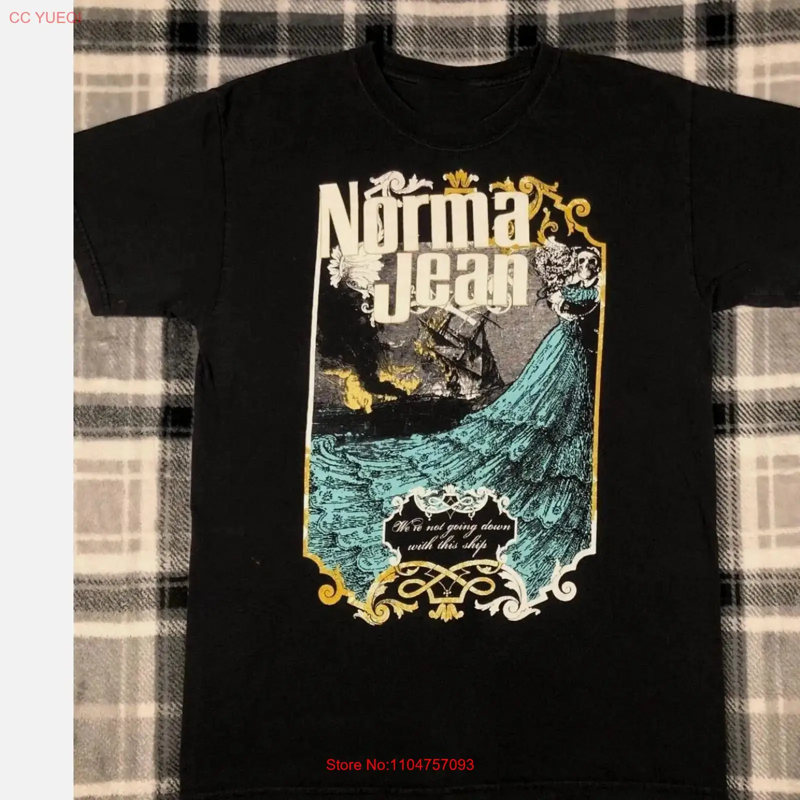 Rare Norma Jean Tour 2005 Band - Jeans Shirt Fashion For Men 评论和价格