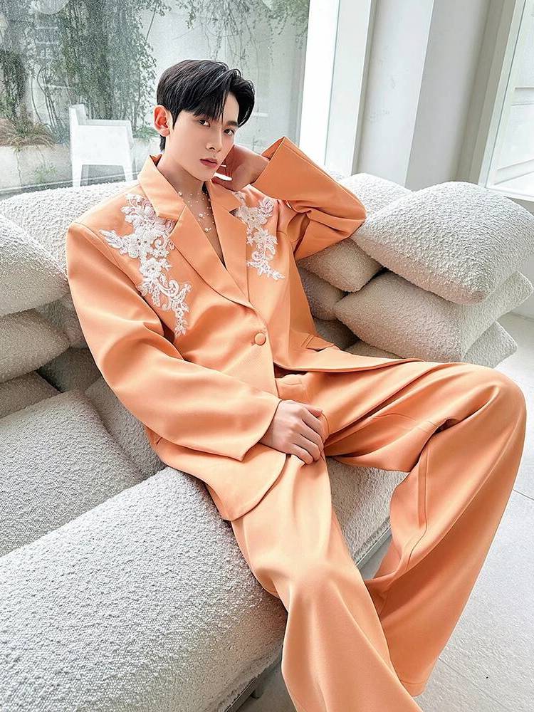 LUZHEN Spring New Elegant Temp - Mens Fashion Blazer 评论和价格