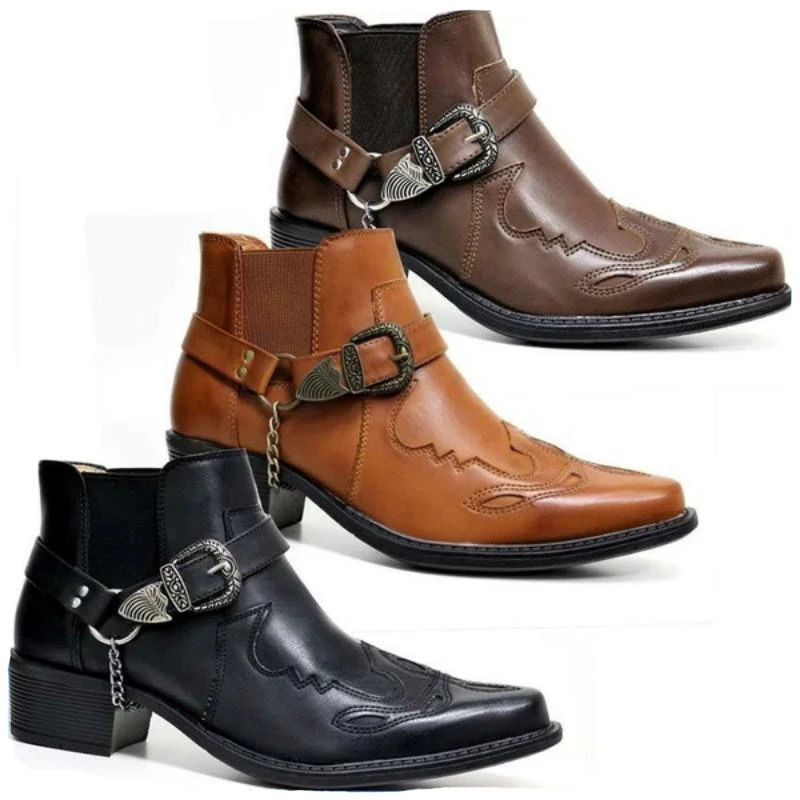 Fashion 2026 Men's Vintage Cow - Men Fashion Vintage 评论和价格