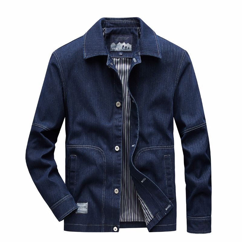 Autumn and Spring Fashion Tren - Mens Fashion Denim Jacket 评论和价格