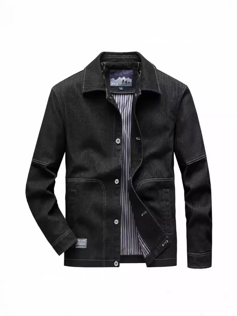 Autumn and Spring Fashion Tren - Mens Fashion Denim Jacket 评论和价格