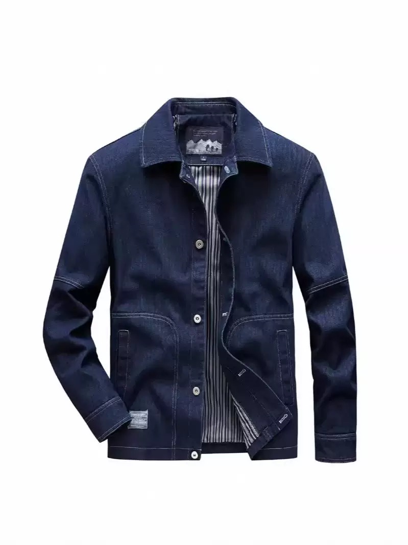 Autumn and Spring Fashion Tren - Mens Fashion Denim Jacket 评论和价格