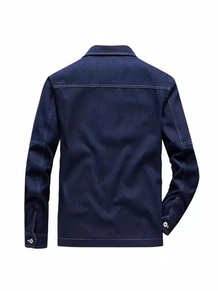 Autumn and Spring Fashion Tren - Mens Fashion Denim Jacket 评论和价格